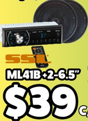 SSL ML41B + 2 Bocinas 6.5"