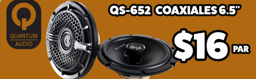 QS-652 Coaxiales 6.5"