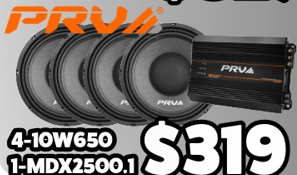 Combo 4 10W650 + MDX2500.1