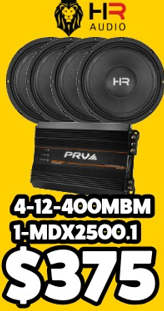 Combo 4 12-400MBM + MDX2500.1