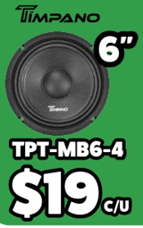Timpano TPT-MB6-4 6"