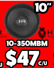 HR 10-350MBM 10"