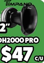 Timpano DH2000PRO 2"
