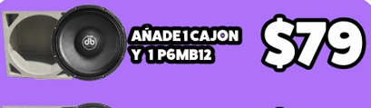 Anade 1 cajon y 1 P6MB12