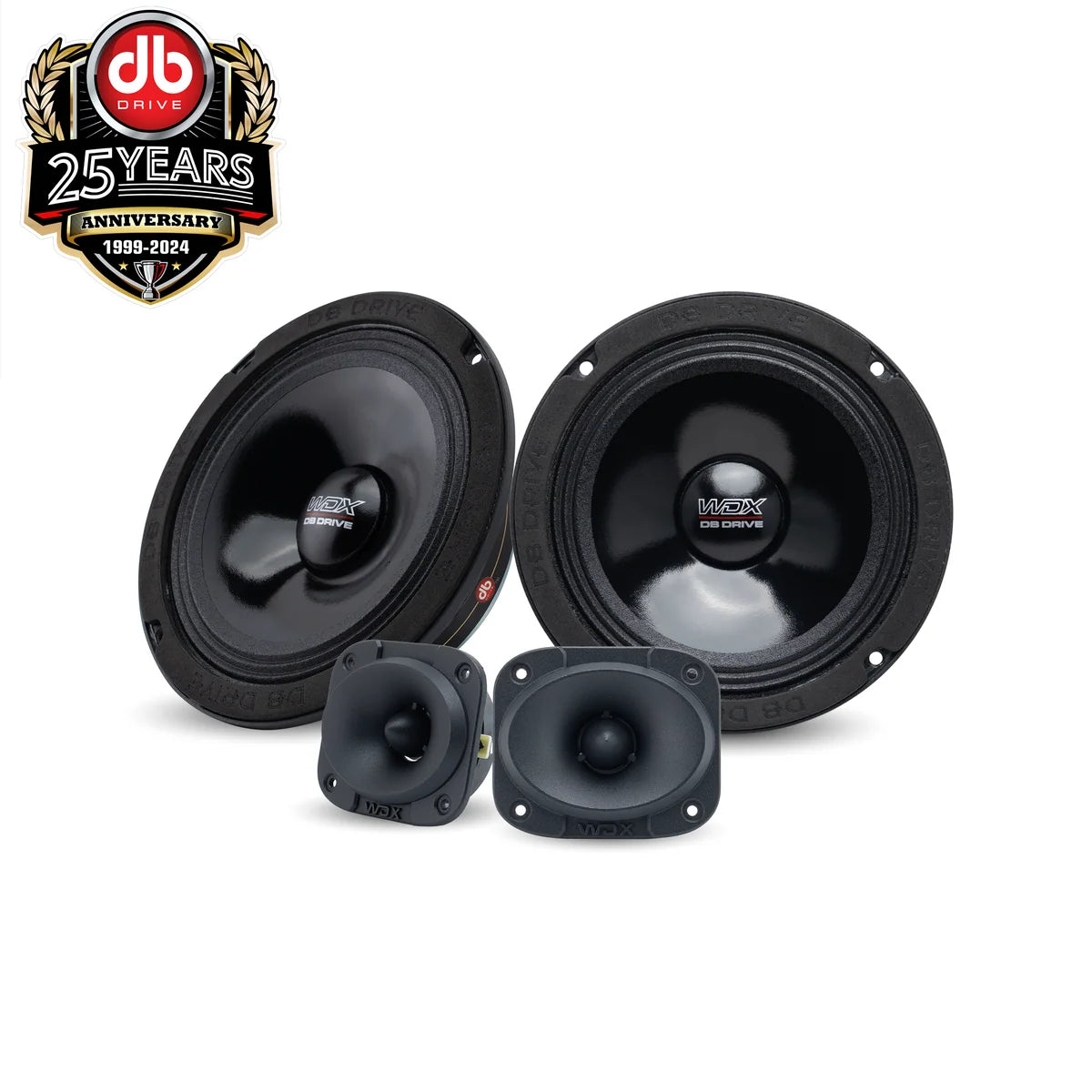 WDX5-6.5-2MTW : WDX Shallow Mount 6.5" PRO Audio Component Kit