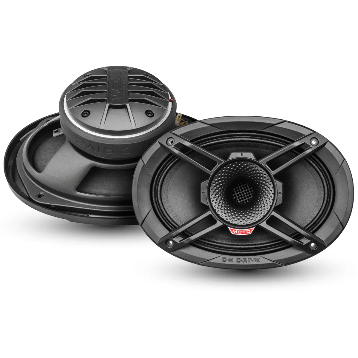 WDX69MOTO-CD 6"×9" Moto 2-Way Loudspeakers W/Back mounted Compression Driver (1 Pair)