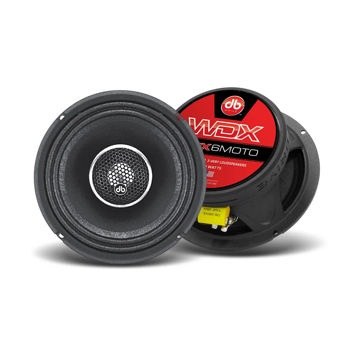 WDX6MOTO 6.5" Moto 2-Way Loudspeakers (1 Pair)