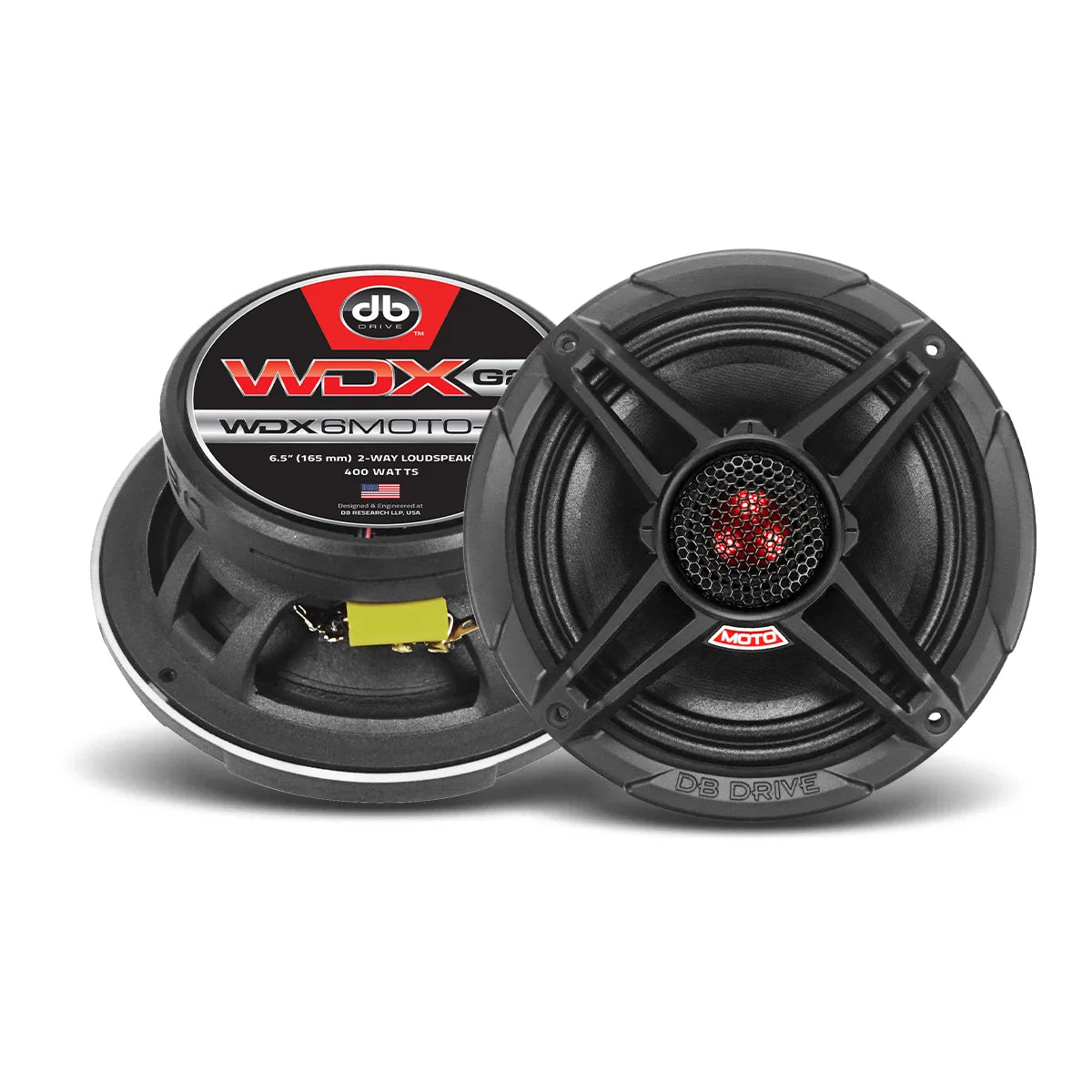 WDX6MOTO-G2 6.5" Moto 2-Way Loudspeakers (1 Pair)