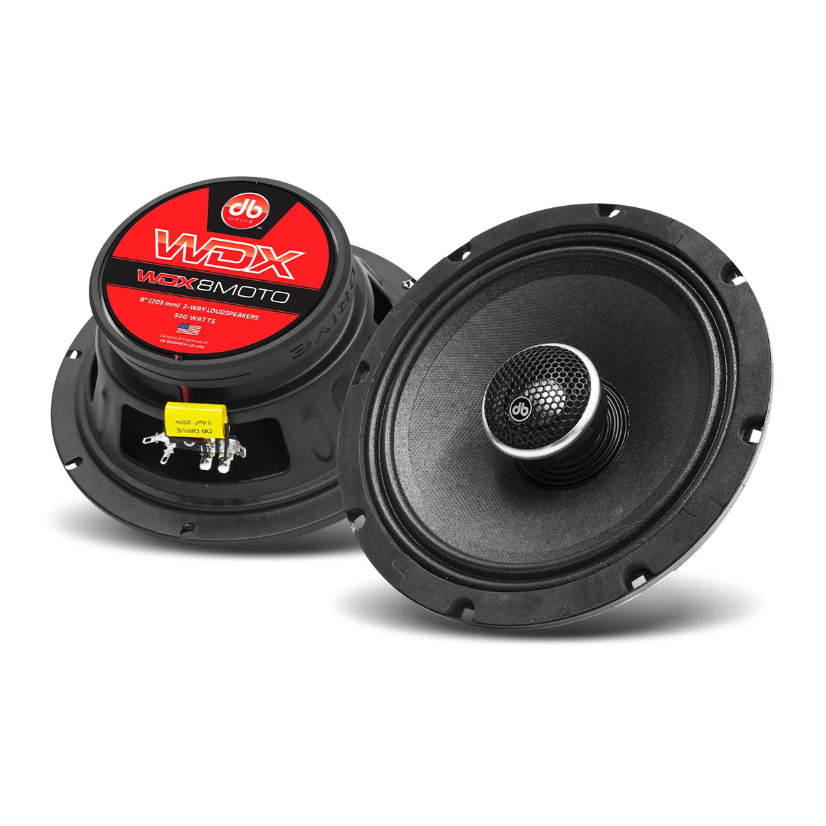 WDX8MOTO 8" Moto 2-Way Motorcycle Loudspeakers (1 Pair)
