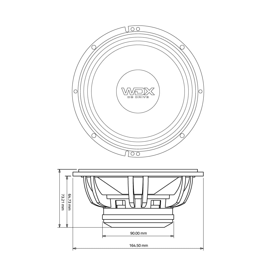 WDX8MR6N : WDX 8 Series 6.5" NEO PRO Audio Midrange