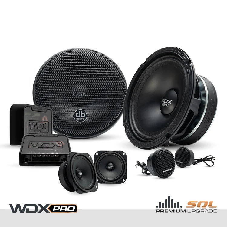 WDX P65C3 : WDX PRO 6.5" 3-Way Component Loudspeaker