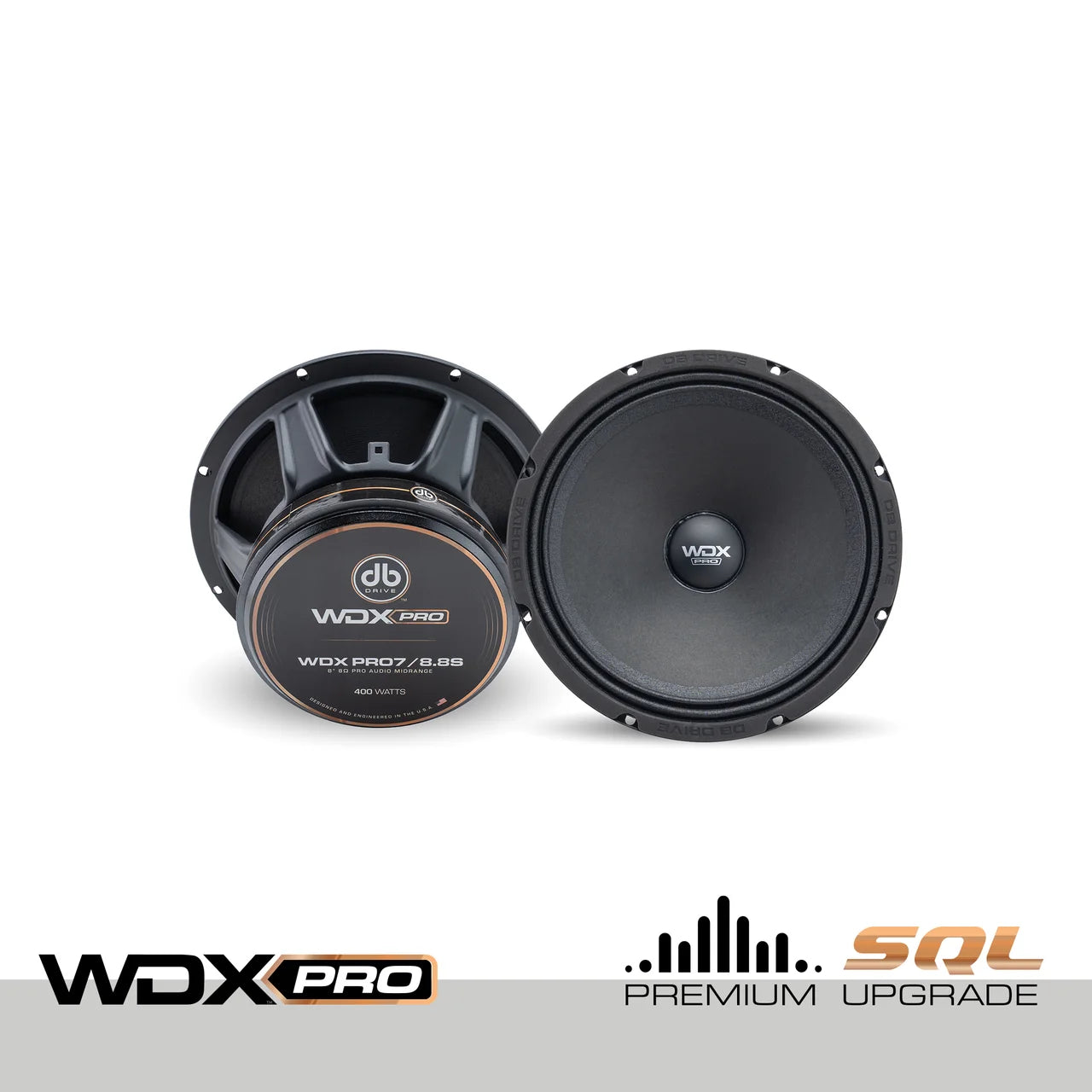 WDXPRO7/8.8S : 8WDXPRO7/8.8S 8" Wide Frequency Range-Pro Audio Midrange (Single)