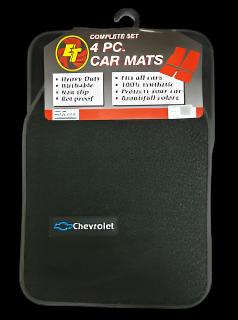 ALFOMBRA 4 PC. CHEVROLET CARPET MATS-BLACK