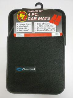 ALFOMBRA 4 PC. CHEVROLET CARPET MATS-BLACK