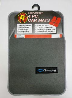 ALFOMBRA 4 PC. CHEVROLET CARPET MATS-GREY