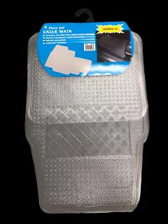 ALFOMBRA 4 PC. CLEAR VINYL CAR MATS