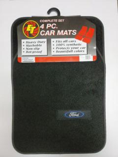 ALFOMBRA 4 PC. FORD CARPET MATS-BLACK