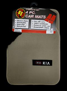 ALFOMBRA 4 PC. KIA CARPET MATS-BEIGE