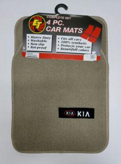 ALFOMBRA 4 PC. KIA CARPET MATS-BEIGE