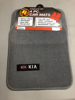 ALFOMBRA 4 PC. KIA CARPET MATS-GREY