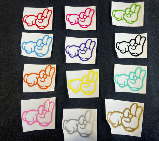 Sticker de DEDOS