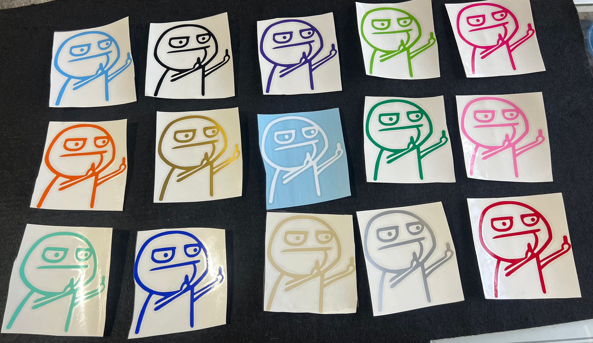 Fackiu Sticker Sticker de F*ck y*u – Crespo Custom