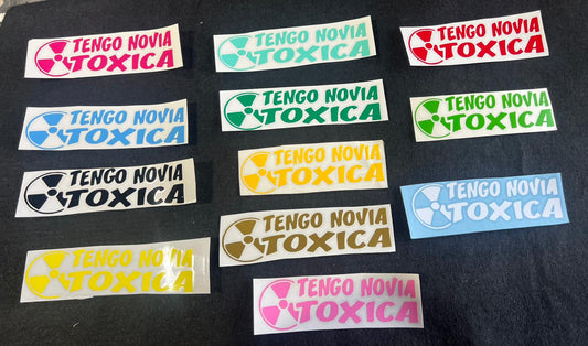 Sticker de Tengo Novia Toxica