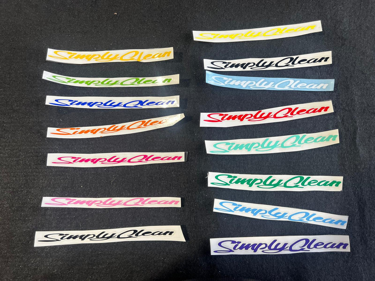 Simple Clean Sticker Sticker Simply Clean de Simply Clean – Crespo Custom