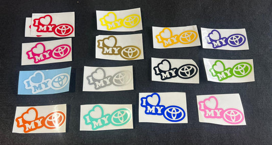 Sticker de I Love My Toyota