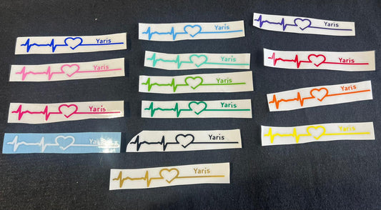 Sticker Yaris