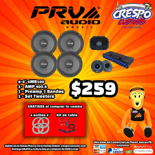 COMBO PRV CON TO 6" 6MB100