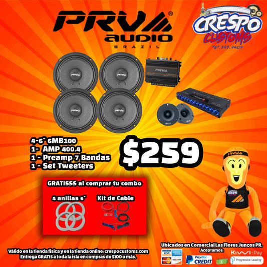 COMBO PRV CON TO 6" 6MB100