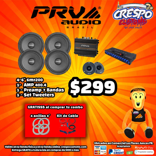 COMBO PRV CON TO 6" 6MR200