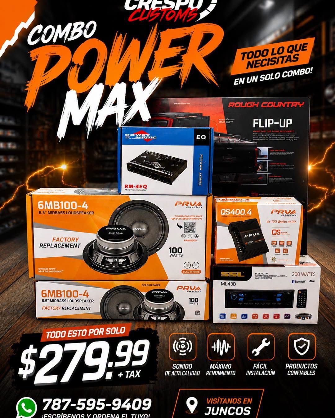 COMBO POWER MAX PRV 6"