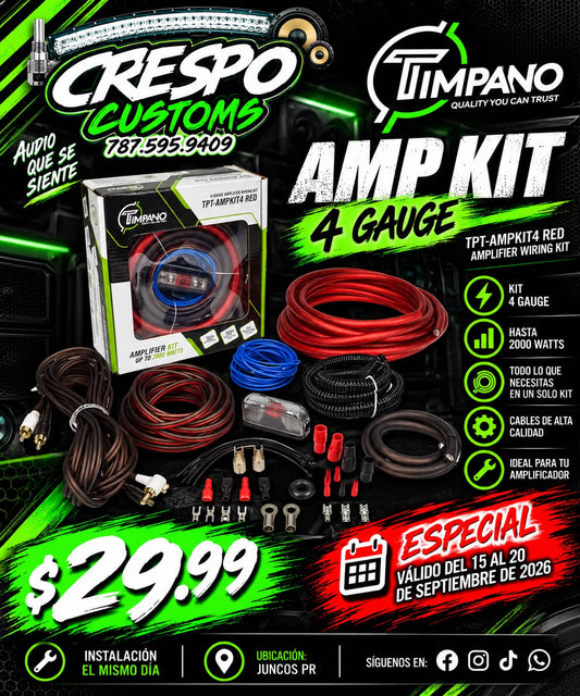 TIMPANO KIT CABLE 4