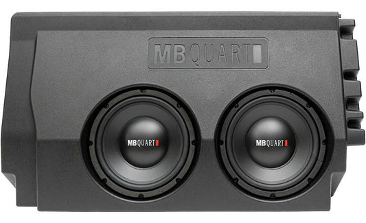 MB Quart MBTAC-SUB-1 Sealed enclosure with two 10" subwoofers — fits 2016-23 Toyota Tacoma trucks
