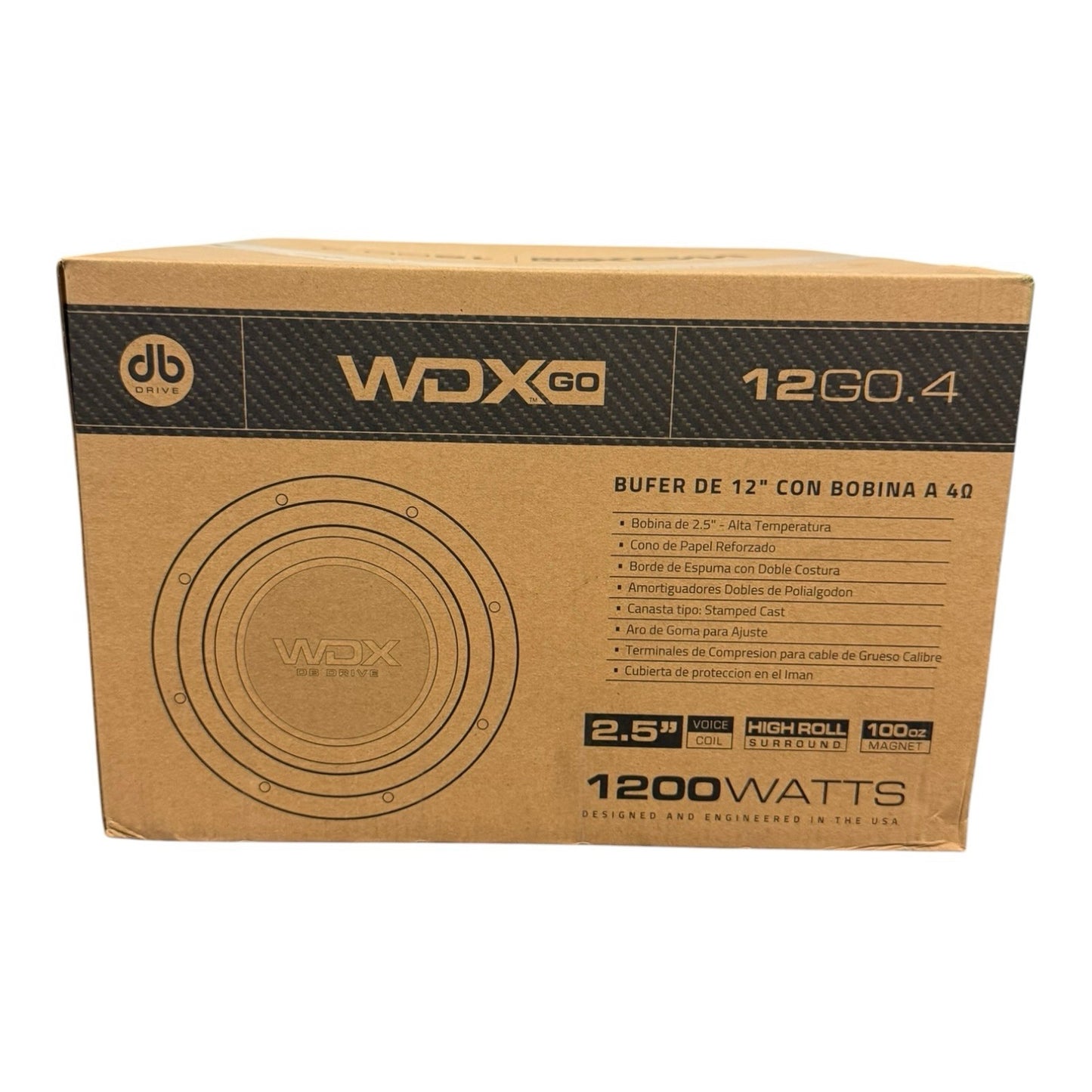 WDX12G0.4 12" Dual 4-Ohm Subwoofer