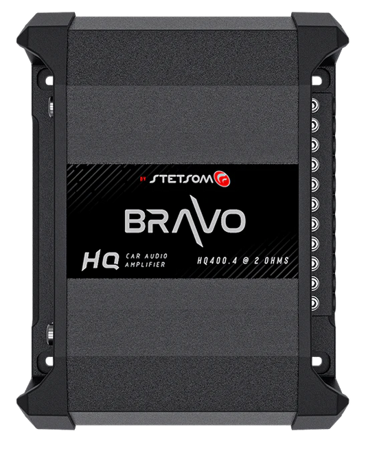 Stetsom Bravo HQ 400.4 Multichannel Car Audio Digital Amplifier - 2 Ohms Stable 4 Channel